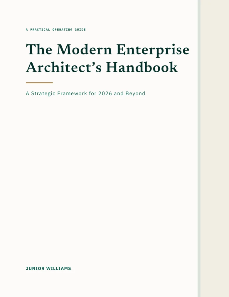 Cover of The Modern Enterprise Architect's Handbook