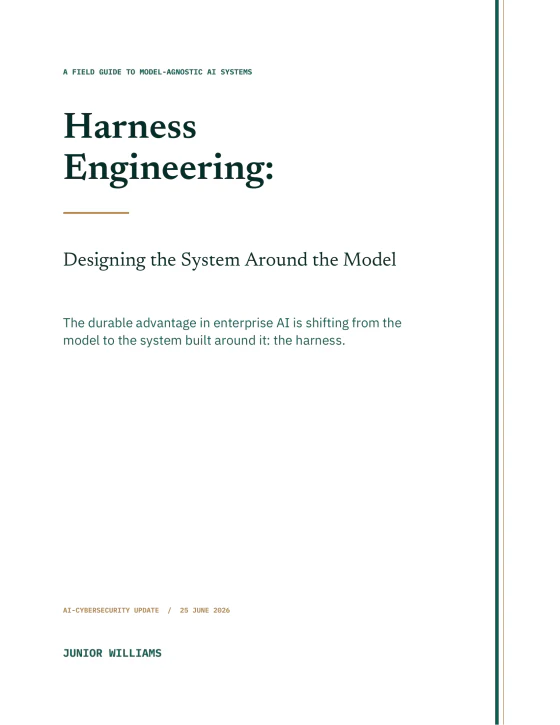 Cover of Harness Engineering: Designing the System Around the Model
