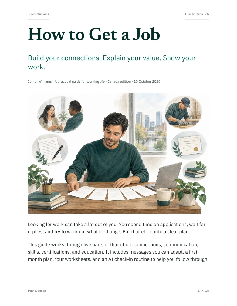 Cover of How to Get a Job by Junior Williams
